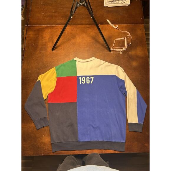 Polo Ralph Lauren Tennis Full Zip Up Color Block Jacket Size 2XLT - Picture 16 of 16